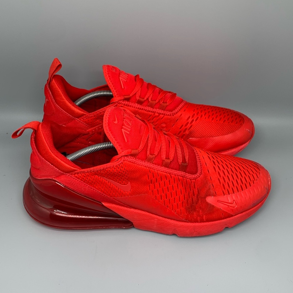 Nike Air Max 270 Triple Red Running Shoes CV7544-600 Men's Sz 13